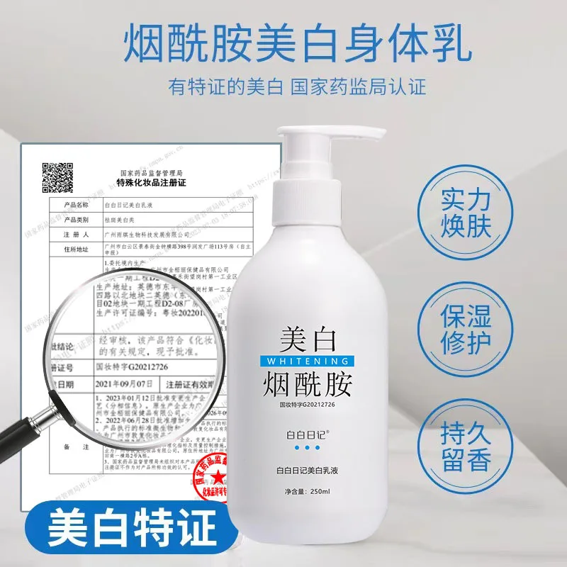 Niacinamide Whitening Body Mil - đánh giá và giá Perfume Zara