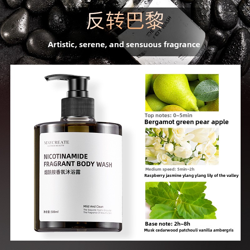 Niacinamide Body Wash Body Moi - đánh giá và giá Perfume Fragrance Body Wash