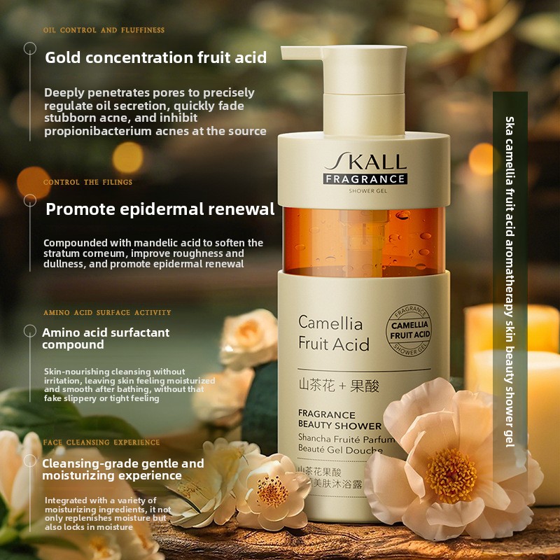 Camellia Fruit Acid Body Wash  - đánh giá và giá Perfume Fragrance Body Wash
